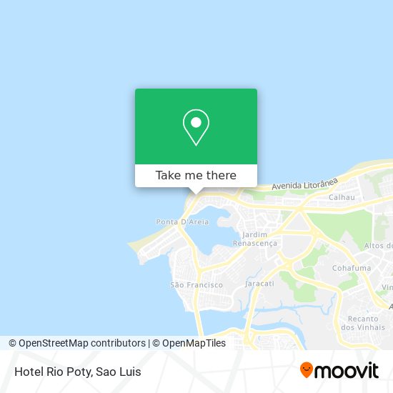 Mapa Hotel Rio Poty