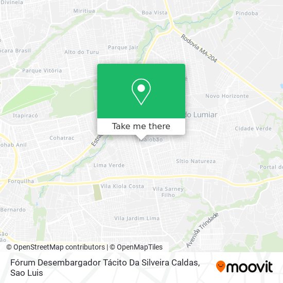 Fórum Desembargador Tácito Da Silveira Caldas map