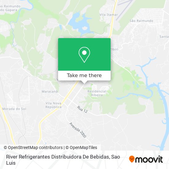 River Refrigerantes Distribuidora De Bebidas map