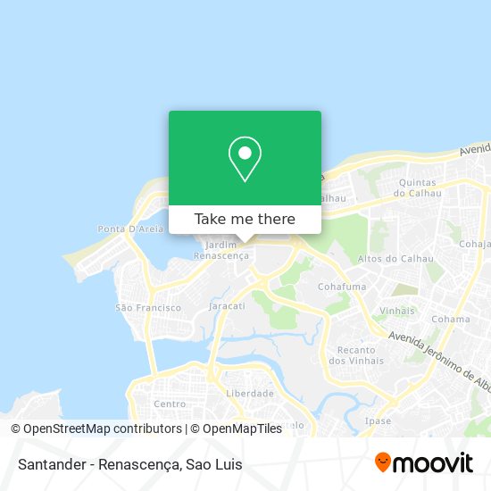 Santander - Renascença map