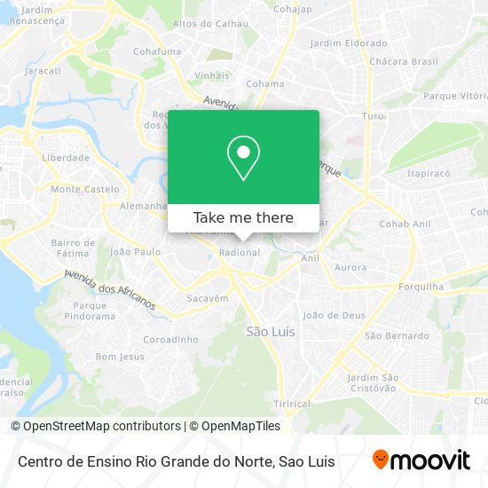 Centro de Ensino Rio Grande do Norte map
