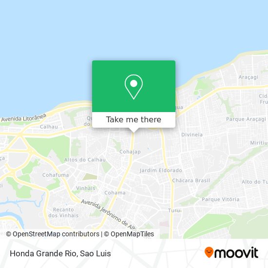 Honda Grande Rio map