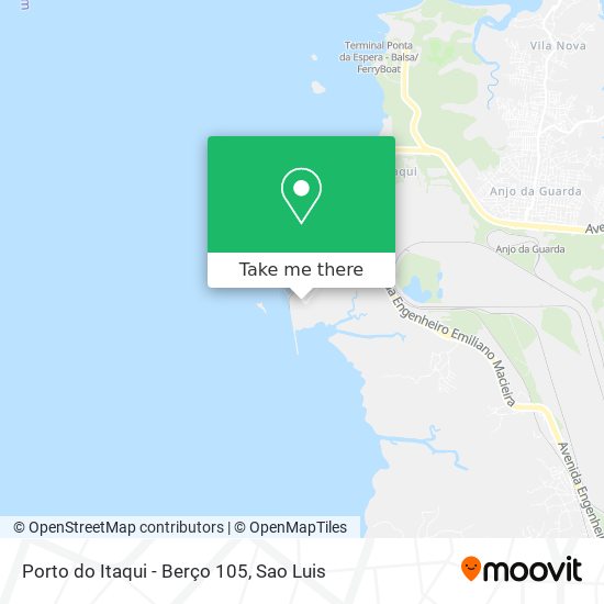 Mapa Porto do Itaqui - Berço 105