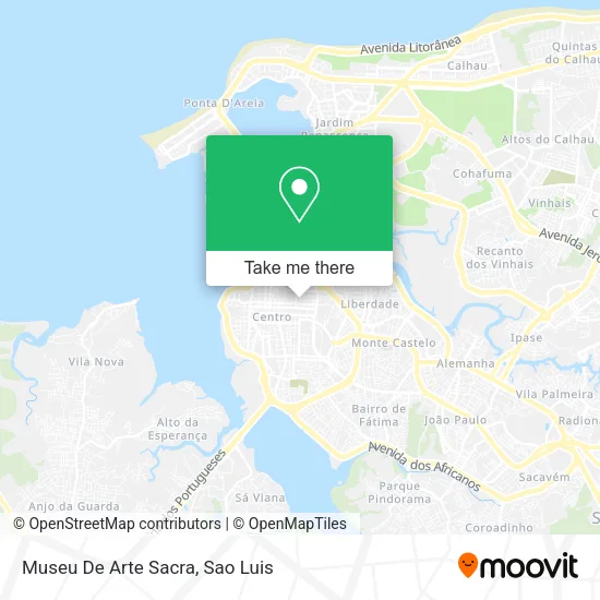 Museu De Arte Sacra map