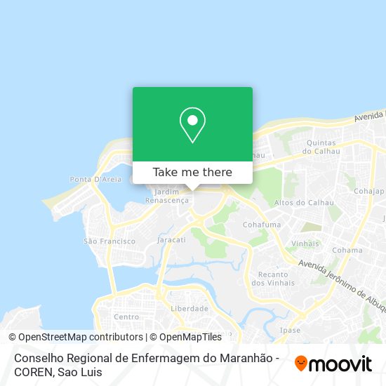 Conselho Regional de Enfermagem do Maranhão - COREN map