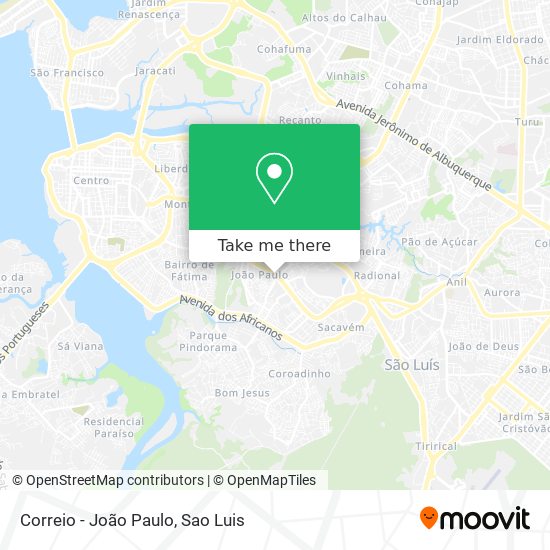 Correio - João Paulo map