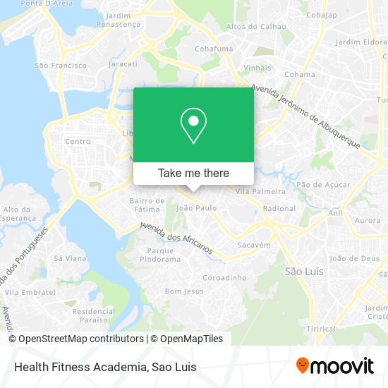 Health Fitness Academia map