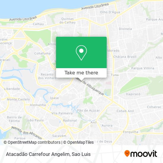 Atacadão Carrefour Angelim map