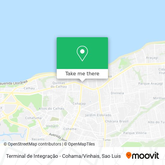 Terminal de Integração - Cohama / Vinhais map