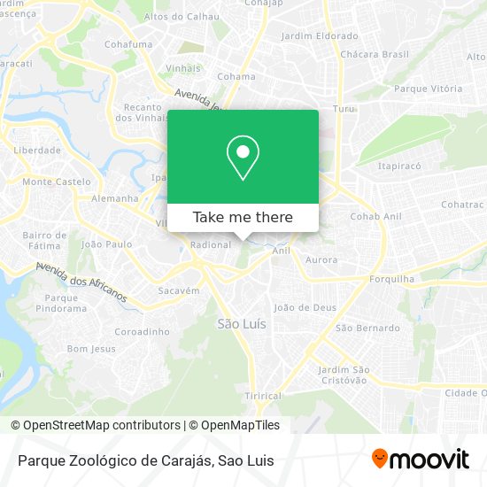 Parque Zoológico de Carajás map