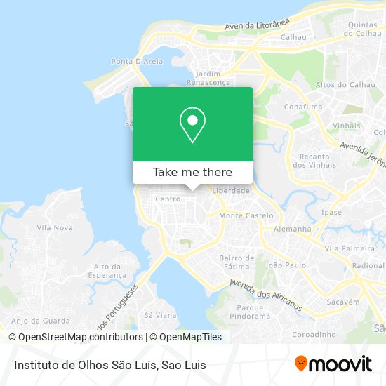 Instituto de Olhos São Luís map