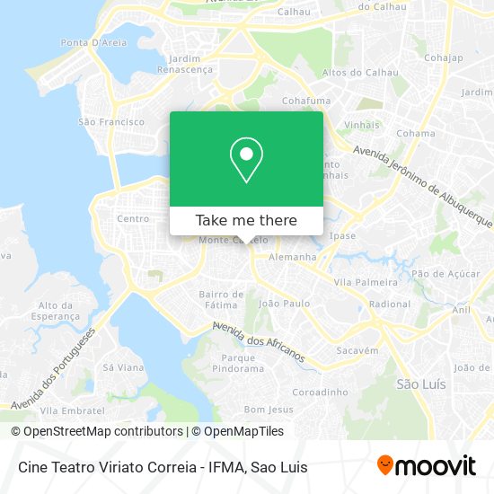 Cine Teatro Viriato Correia - IFMA map