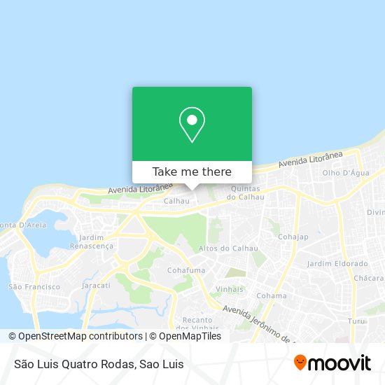 São Luis Quatro Rodas map