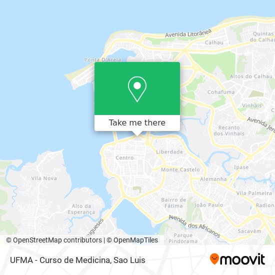 UFMA - Curso de Medicina map