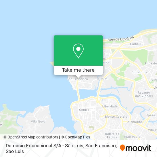 Damásio Educacional S / A - São Luís, São Francisco map