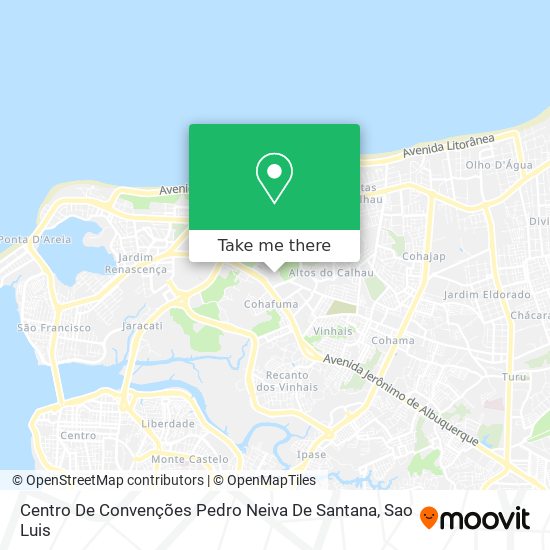 Mapa Centro De Convenções Pedro Neiva De Santana
