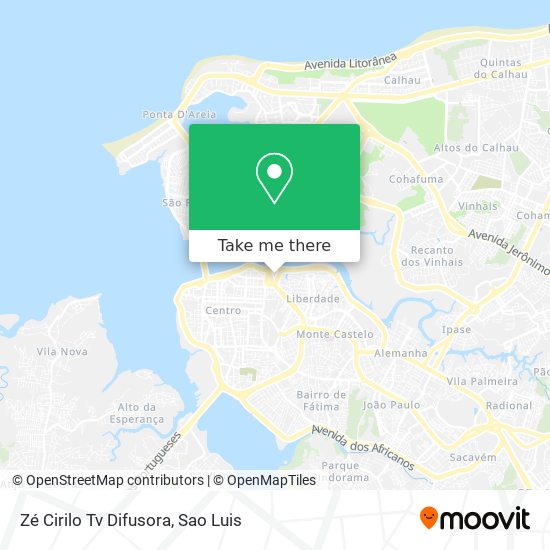 Zé Cirilo Tv Difusora map