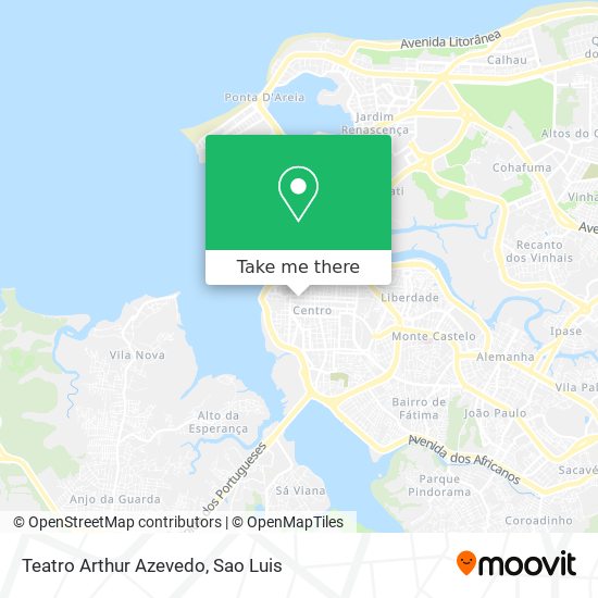 Teatro Arthur Azevedo map