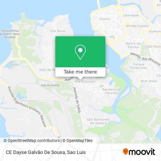 CE Dayse Galvão De Sousa map