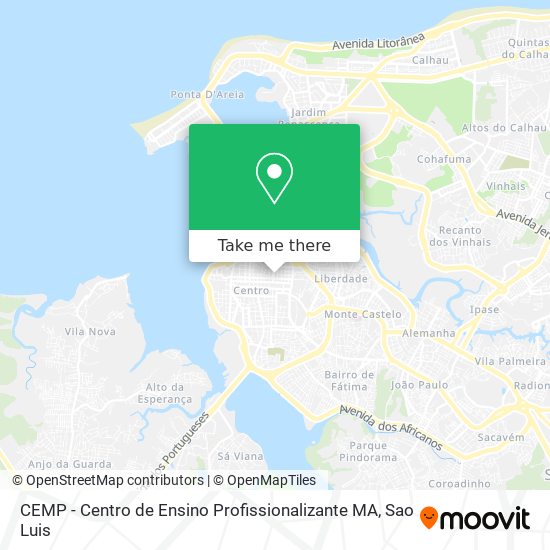 CEMP - Centro de Ensino Profissionalizante MA map