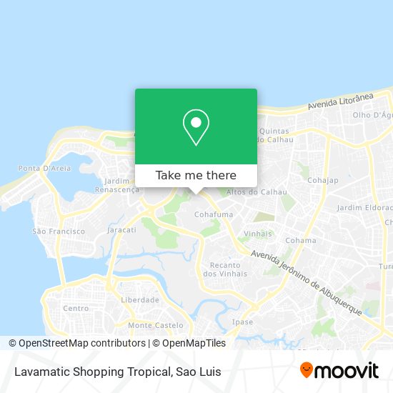 Lavamatic Shopping Tropical map