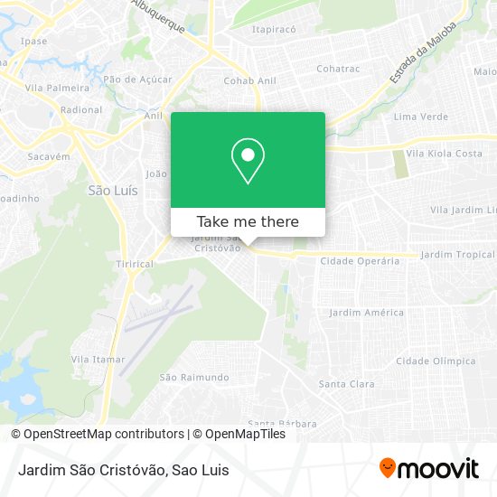Jardim São Cristóvão map