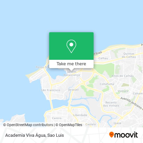 Academia Viva Água map