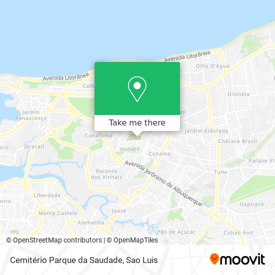 Mapa Cemitério Parque da Saudade