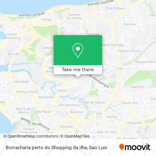 Borracharia perto do Shopping da Ilha map