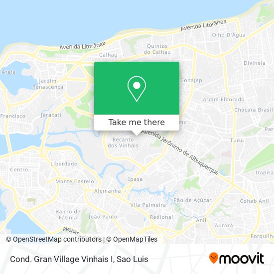 Cond. Gran Village Vinhais I map