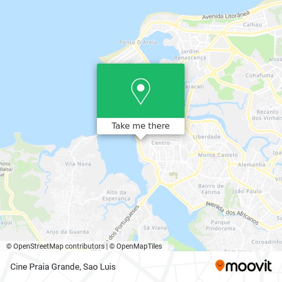 Cine Praia Grande map