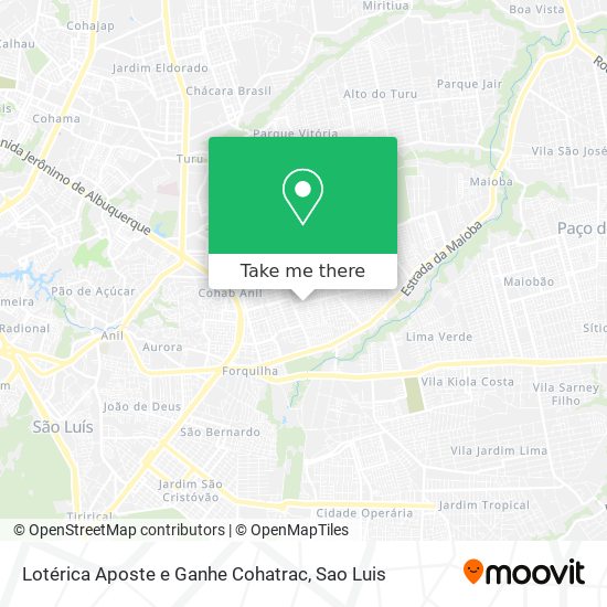 Lotérica Aposte e Ganhe Cohatrac map