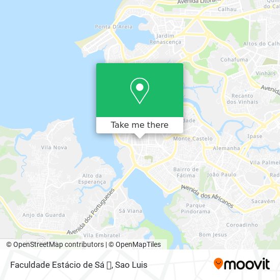 Mapa Faculdade Estácio de Sá 🎓