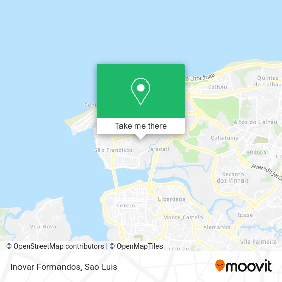 Inovar Formandos map