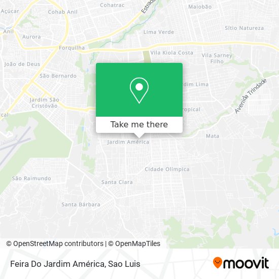 Feira Do Jardim América map