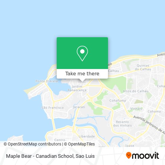 Maple Bear - Canadian School map