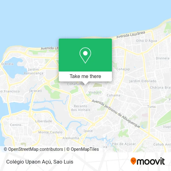 Colégio Upaon Açú map