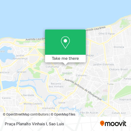 Praça Planalto Vinhais I map