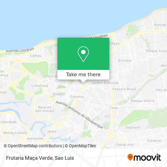 Frutaria Maça Verde map