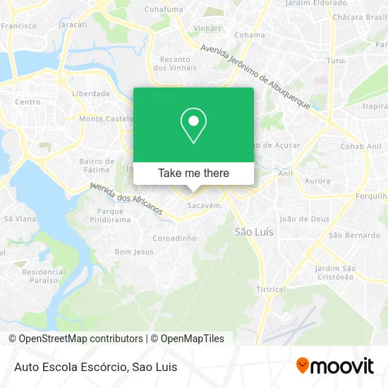 Auto Escola Escórcio map