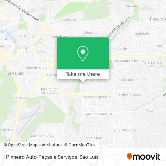 Pinheiro Auto-Peças e Serviços map