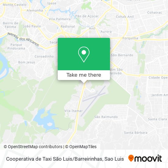 Cooperativa de Taxi São Luis / Barreirinhas map