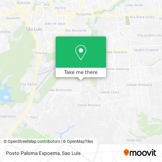 Posto Paloma Expoema map