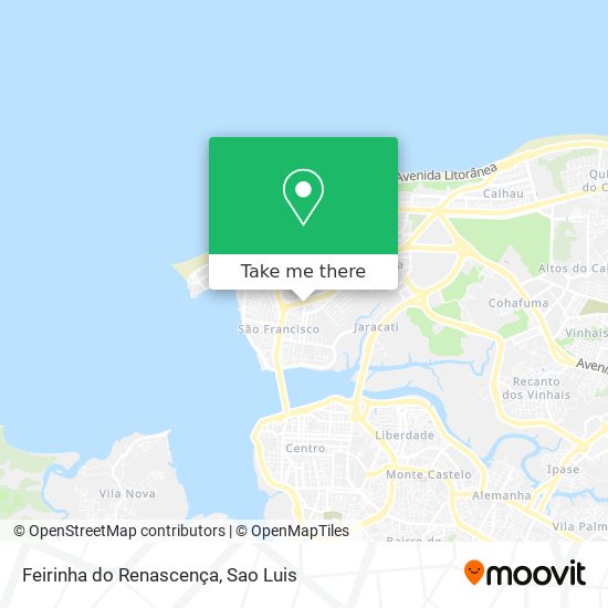 Feirinha do Renascença map