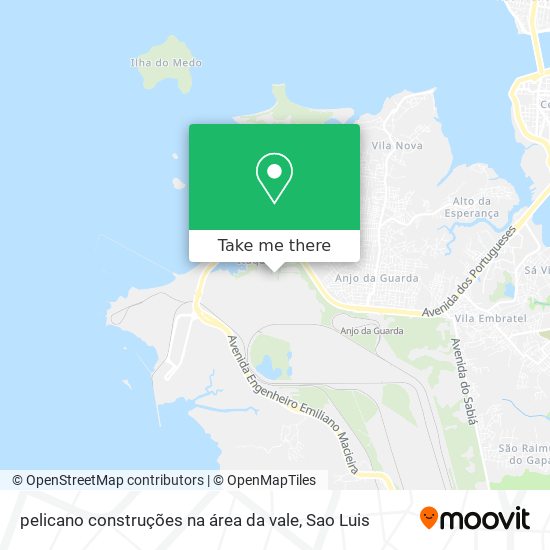 pelicano construções na área da vale map
