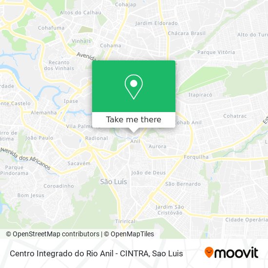 Centro Integrado do Rio Anil - CINTRA map