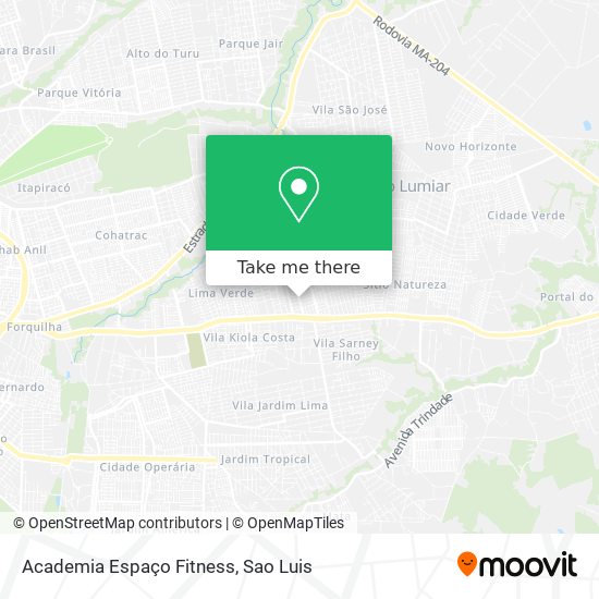 Academia Espaço Fitness map