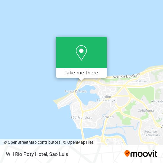 WH Rio Poty Hotel map