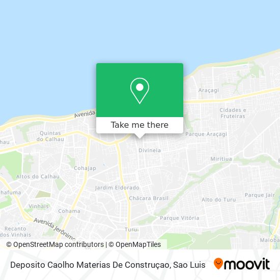 Deposito Caolho Materias De Construçao map