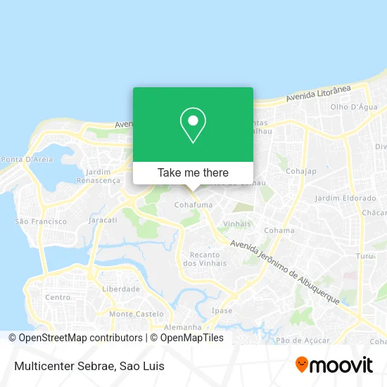 Multicenter Sebrae map